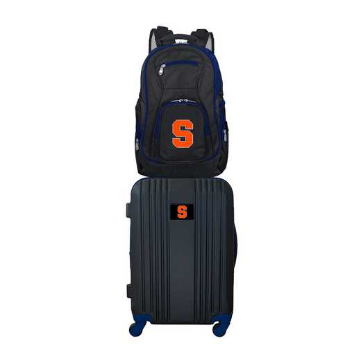 CLSYL108: NCAA Syracuse Orange 2 PC ST Luggage / Backpack
